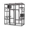 Extra Large Cat Cage - Gray