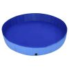 Foldable Dog Swimming Pool Blue 118.1"x15.7" PVC